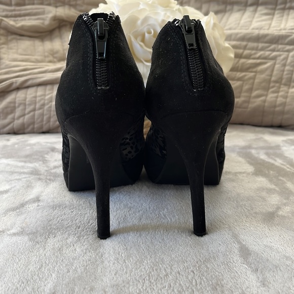 MODA black open toed heel 8 - Picture 4 of 11